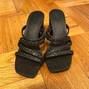 Target UNIVERSAL THREAD Black woven sandal